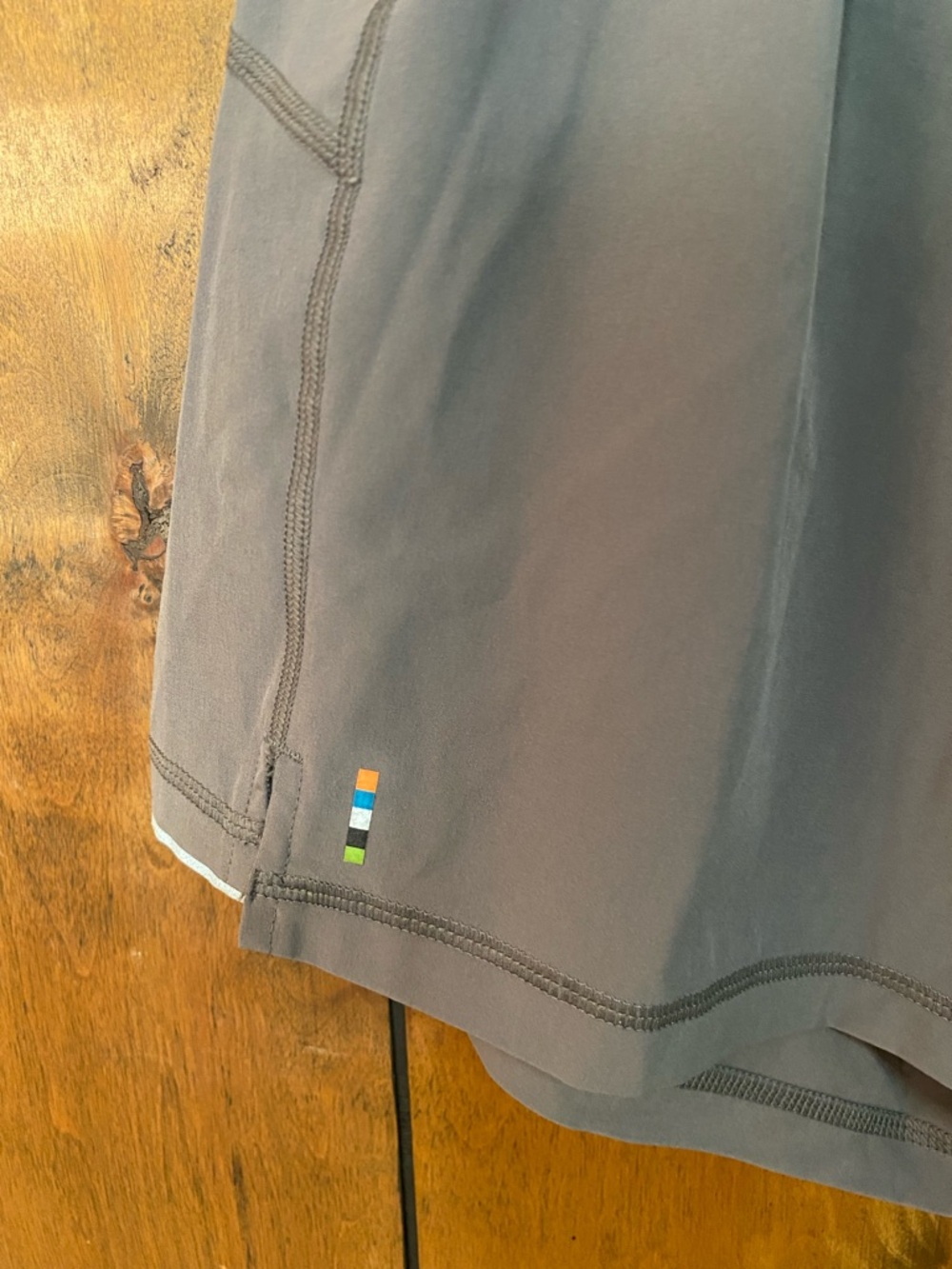 Smartwool Men's Gray Athletic Shorts - Picture 3 of 7